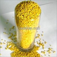 PP Yellow Reprocessed Granules/PP recycled yellow color/PP recycled granules