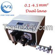 PFL-02D Dual feeding lane small wire stripping machine