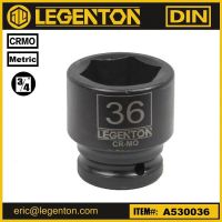 Cr-Mo 3/4 inch Drive Deep Impact Socket 36mm Lifetime warranty A531036