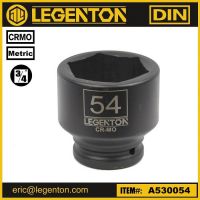Cr-Mo 3/4 inch Drive Deep Impact Socket 54mm Lifetime warranty A531054