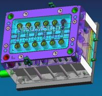 flip top cap mould