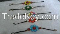 Chinese Traditional Ethnic Turquoise Bracelet