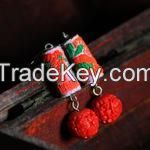 Chinese Traditional Fabrics Earrings