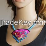 Chinese Traditional Necklace with Silk Embroiders