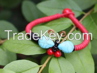 Chinese Traditional Blue Precious Stone Bracelet