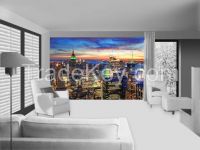 Wall Mural: New York City at Dusk, Self-adhesive, 272 cm X 198 cm