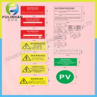 Australia Solar Label Kits,Warning Label kits