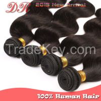 Brazilian Virgin Hair Extension 3pcs Hair Bundles With 1pc Lace Closure Human Hair Weave 6A Brazilian Body Wave Wavy Hair Weft