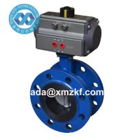 Flange End butterfly valves with pneumatic actuator