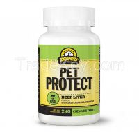 PET PROTECT GENERAL WELLNESS FOR CATS (Beef Liver Flavour) 240 Chewable Tablets