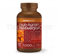 FLAXSEED OIL (High Lignan) 1000mg 60 Softgels