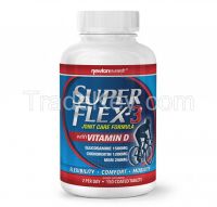 SUPERFLEX-3 (GLUCOSAMINE, CHONDROITIN &amp; MSM) with VITAMIN D 150 Tablets