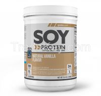 SOY PROTEIN POWDER (Natural Vanilla Flavour) (15.8oz) 448g