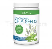 CHIA SEEDS (Raw-Organic) (16oz) 450g