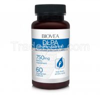 DL-PHENYLALANINE (DLPA) 750mg 60 Vegetable Capsules