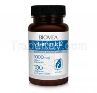 VITAMIN B12 (Methylcobalamin) 1000mcg 100 Sublingual Tablets