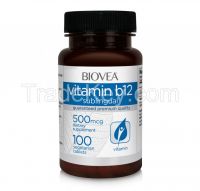 VITAMIN B12 500mcg 100 Sublingual Tablets