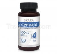 L-TYROSINE 500mg 100 Capsules