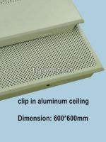 Cheap price of Interior acoustic perforated Aluminum roof ceiling panels