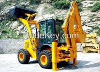 Used Construction Machine XT860 8Ton Small Garden Tractor Backhoe Loader For Sale