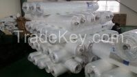 Transparent Leno scaffolding PE Tarpaulin, Mesh 3x3, UV treated, Roll packing