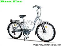 2015 new arrival Wholesales hot selling electric bicycle with crank motor/classic city ebike