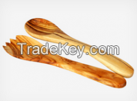 Olivewood Salad Server Set