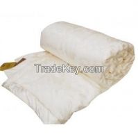 Silk duvet with cotton shell