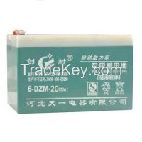 Sealed battery AGM lead acid battery pack for Electric Bicycle