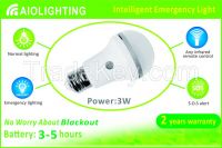 3WAIOLIGHTING Intelligent LED 4W Rechargeable bulb with portable torch function