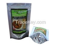 Aluminum Foil plastic stand up ziplock spice packaging bag