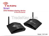 2.4GHz Smart Digital IR AV Sender/Receiver,Wireless Transmitter Model: PAT-246