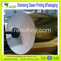 Gold Metallized Paperboard Cigarettes Aluminum Foil Paper