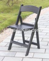 Plastic folding chair