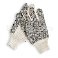 CONDOR 6AF50 D1411 Canvas Gloves Poly/Cotton L White PR
