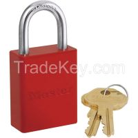 MASTER LOCK 6835RED D1914 Lockout Padlock KD Hi-Vis Red 1/4In.