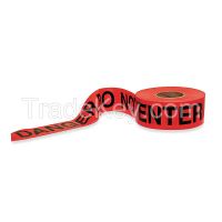 APPROVED VENDOR 16005 Barricade Tape Red/Black 1000 ft x 3 In