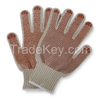 CONDOR 4NGY6 D1457 Knit Glove Poly/Cotton Men's L PR