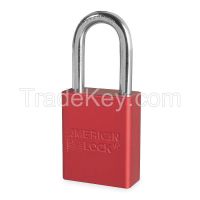 AMERICAN LOCK A1106RED D1918 Lockout Padlock KD Red 1/4In Shackle Dia