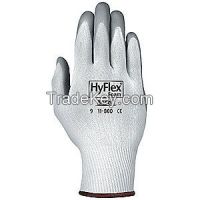 ANSELL 118009 Coated Gloves Palm L Gray/White PR