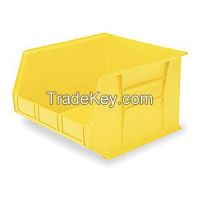 AKRO-MILS 30270YELLO F8693 Hang/Stack Bin H 11 W 16 1/2 D 18 Yel