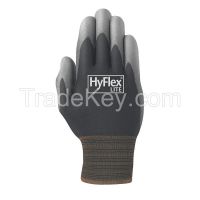 ANSELL 116009 Coated Gloves 9 Black/Gray PR