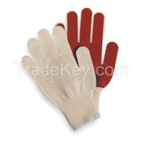 CONDOR 3BA38 D1771 Coated Gloves L Natural/Rust PR