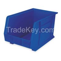 AKRO-MILS 30260BLUE  F8691 Hang/Stack Bin H 10 W 11 D 18 Blue