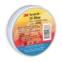 SCOTCH 3534X66BLUE Electrical Tape 3/4 x 66 ft 7 mil Blue