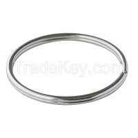 LUCKY LINE PRODUCTS 7910010 3in Split Ring Nickel-Plated Steel PK 10