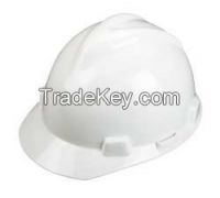 MSA  463942  D0311 Hard Hat FrtBrim Slotted PinLk White