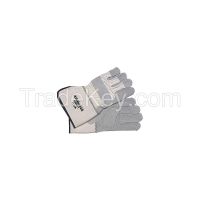 WELLS LAMONT Y3015LLS Leather Palm Gloves Cowhide Gray L PR