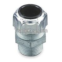 TYRAP 2921 Liquid Tight Connector 1/2in. Silver