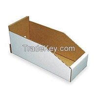 PACKAGING CORPORATION OF AMERICA 1W765 Corrugated Shelf Bin 200 lb. 2-1/4 in W